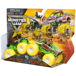 Monster Jam Pirate’s Curse vs Zombie 1:64 Diecast Monster Trucks 2-Pack for Kids