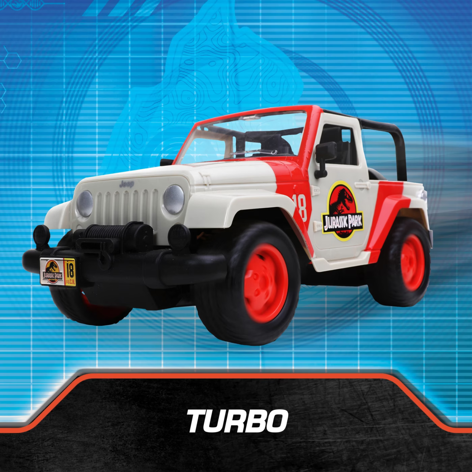 Jurassic World Jeep Wrangler 1 16 RC Remote Control Car Turbo Speed Race ActionX