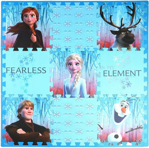 Disney Frozen 9 Square Feet Active Flooring 9 Tiles Elsa Queen Play Gift