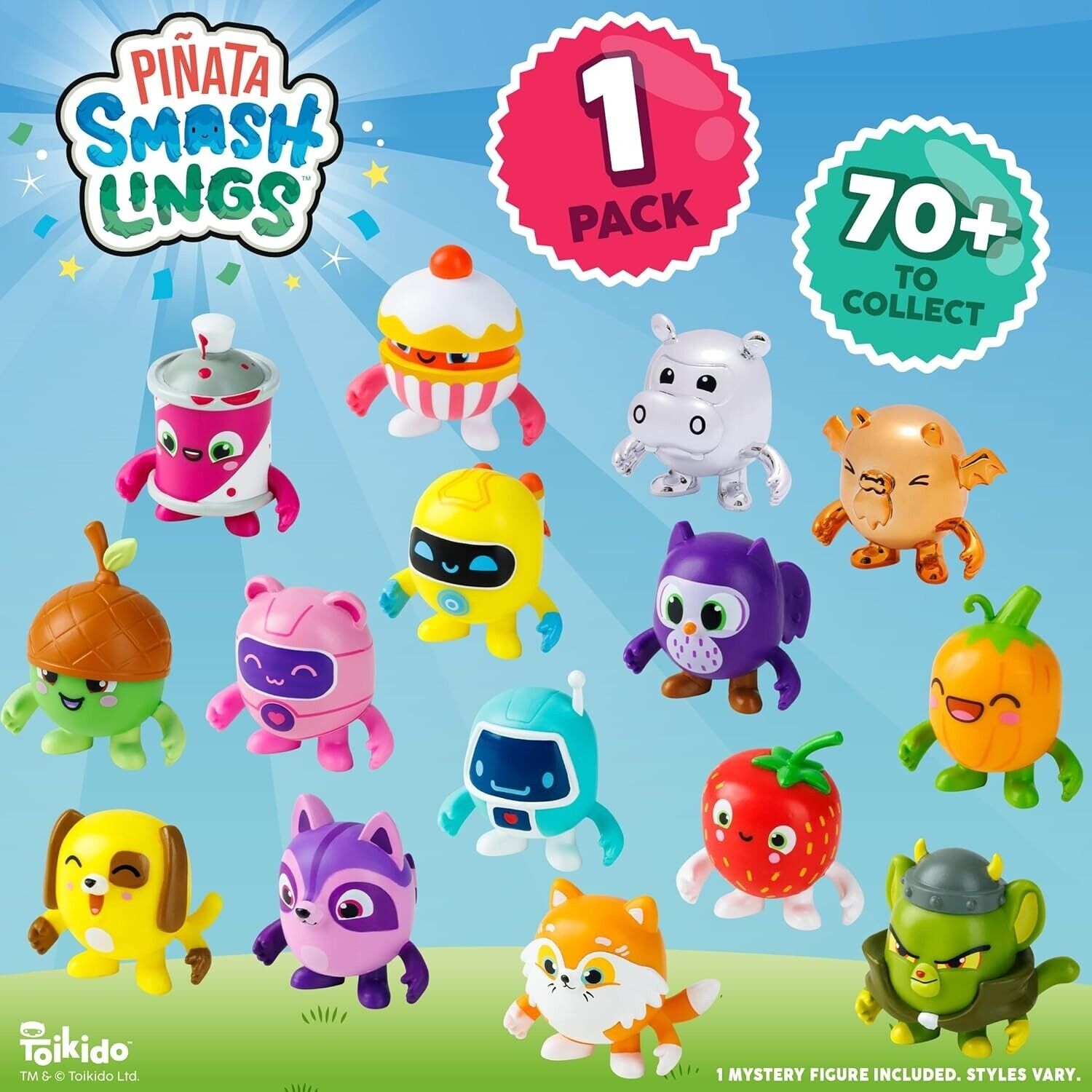 Smashlings 1 Pack Figure Blind Box Assorted 4 CM Tall
