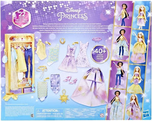 Disney Princess Life Ultimate Fashions Wardrobe Jasmine Rapunzel Fashion Dolls
