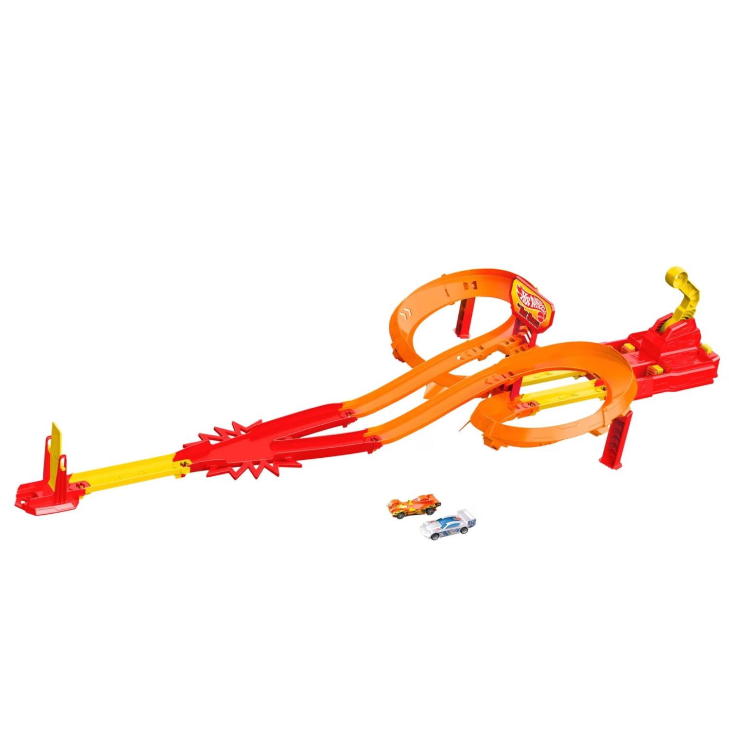 Hot Wheels The Hot Ones Crash Speedway Frenzy Track Set New Toy