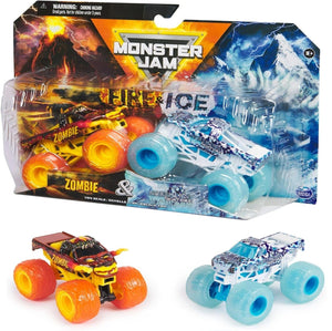 Monster Jam 2 Pack Official 1:64 Scale Diecast Truck Ages 3+ New Toy Race Car