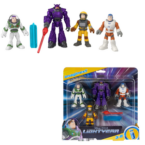 Lightyear Buzz Mission Multipack Figures Zurg XL12 XL15 Playset Ages 3+ Toy Play