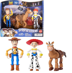 Mattel Disney Pixar Toy Story Action Figure Set Buzz Lightyear Zurg Woody Jessie