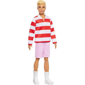 Barbie Ken Fashionista Doll 241 Striped Sweater Style Collectible Toy Play 3+