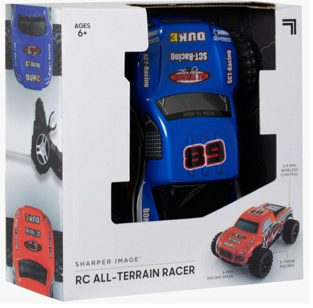 Sharper Image RC Terrain Blue Racer Toy Car for Ages 6+ Remote Control RC IR