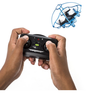 Air Hogs 2 in1 - Blue -Hyper Drift Drone High Speed Racing and Flying Ages 8+ Ca