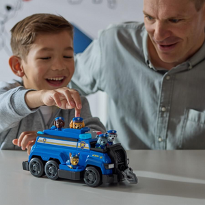 Paw Patrol Chase Team Cruiser Vehicle with 6 Pups Retractable Winch Play Action