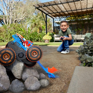 Hot Wheels Monster Trucks RC Tiger Shark Climber Large Scale Remote Control Toy