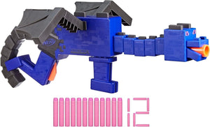 Nerf Minecraft Ender Dragon Blaster 4-Dart Internal Clip 12 Nerf Elite Foam Dart