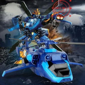 MZ Transforming Plane 2374P RC IR Robot Helicopter Car Race Remote Control Race