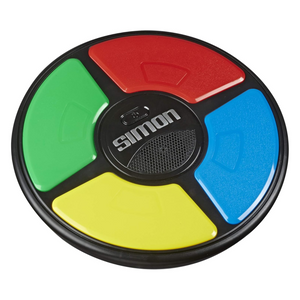 Simon Handheld Electronic Game Lights Sounds Memory Challenge Toy Ages 8 Plus