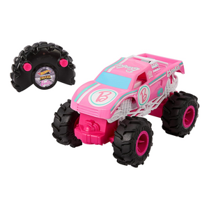 Hot Wheels Barbie Monster Truck RC Car 1:24 Scale Remote Control Vehicle Kids 4+