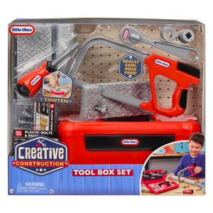 Little Tikes Creative Construction Tool Box Set With 9 Accessories