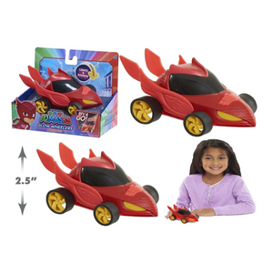 PJ Masks Mini Glow Wheelers Owl Glider Car Toy for Kids Ages 3+ by Just Play