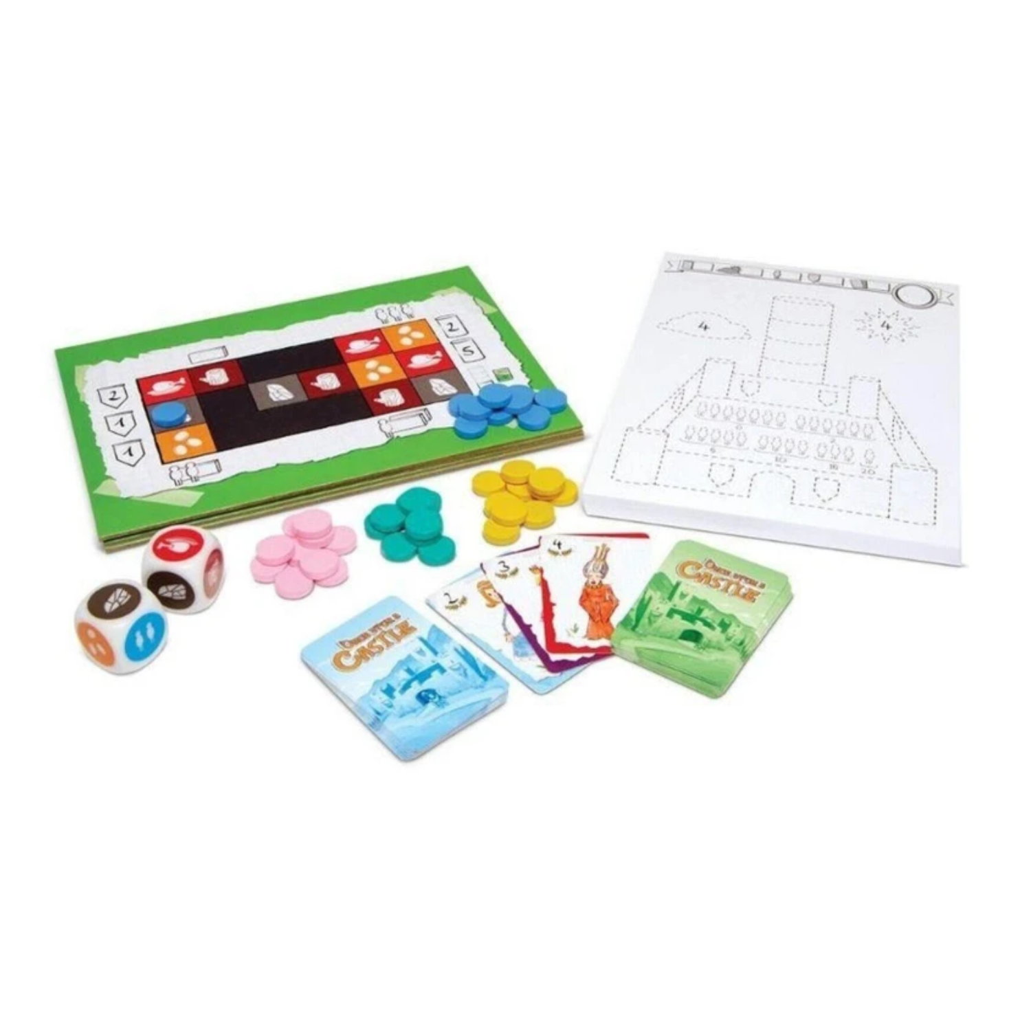 Blue Orange Board Game Once Upon A Castle 2-4 Players