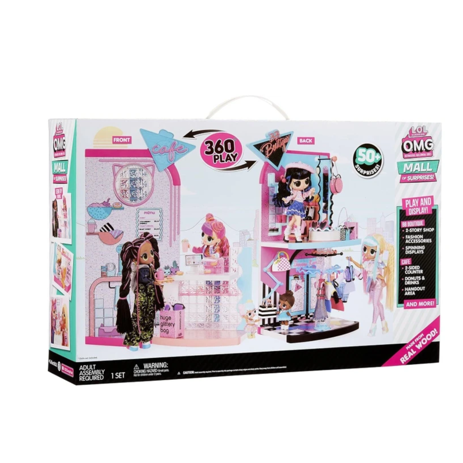 L.O.L. SURPRISE Mall of Surprises with 50+ Surprises 2 Floors LOL Doll Play Gift