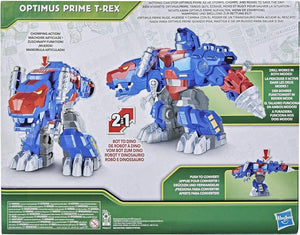 Playskool Transformers Dinobot 9" Optimus Prime T-Rex Tyrannosaurus Rex Dinosaur
