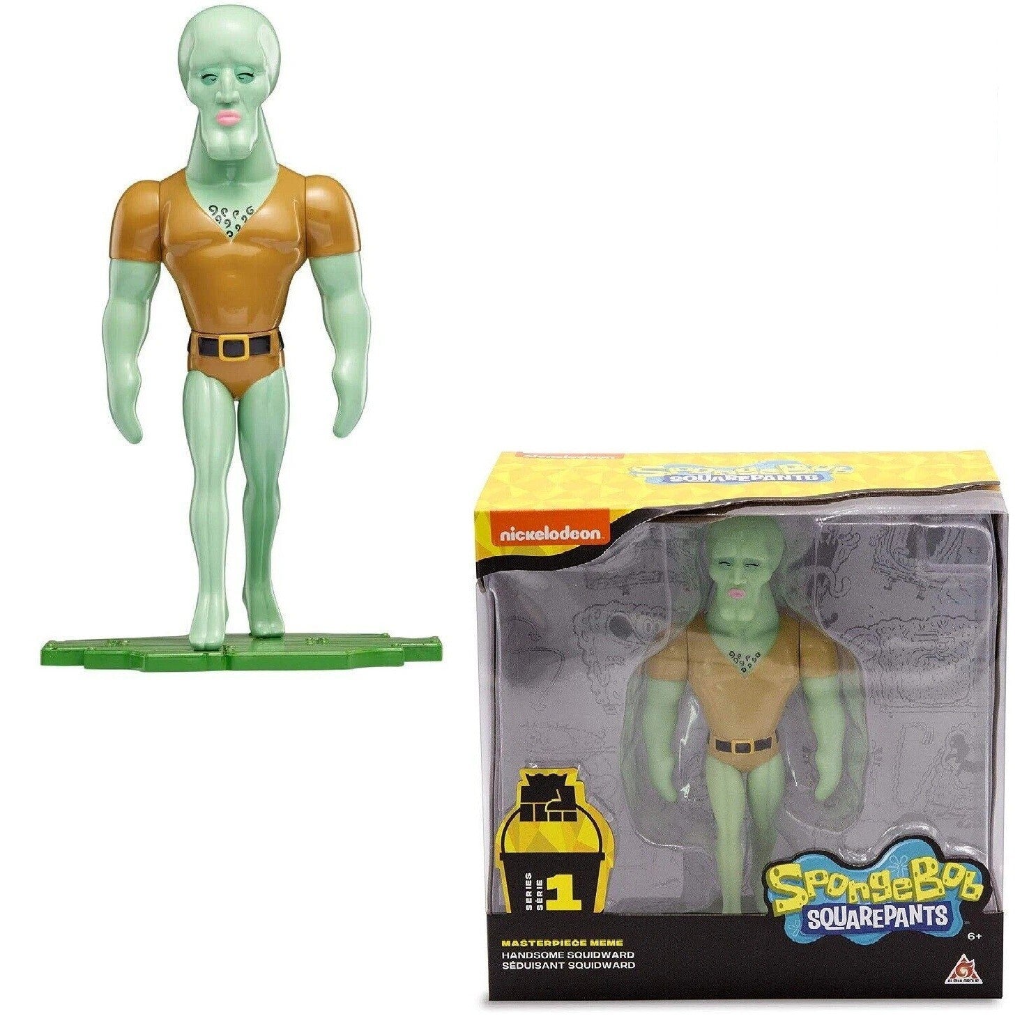 Spongebob Squidward Close Eyes SquarePants Masterpiece Memes Vinyl Sponge