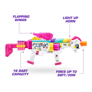 XShot Blastercorn Rizz Master Dart Blaster 24 Darts Rapid Fire Battle Play Fun