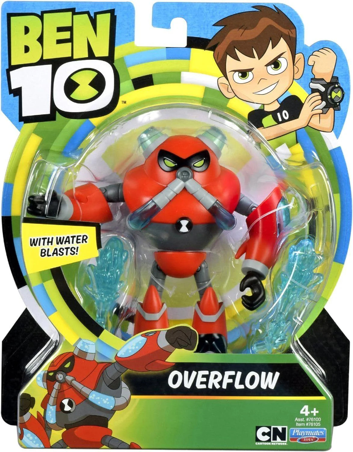 Ben 10 OverFlow Cartoon Network Play Gift Ages 4+ New Toy
