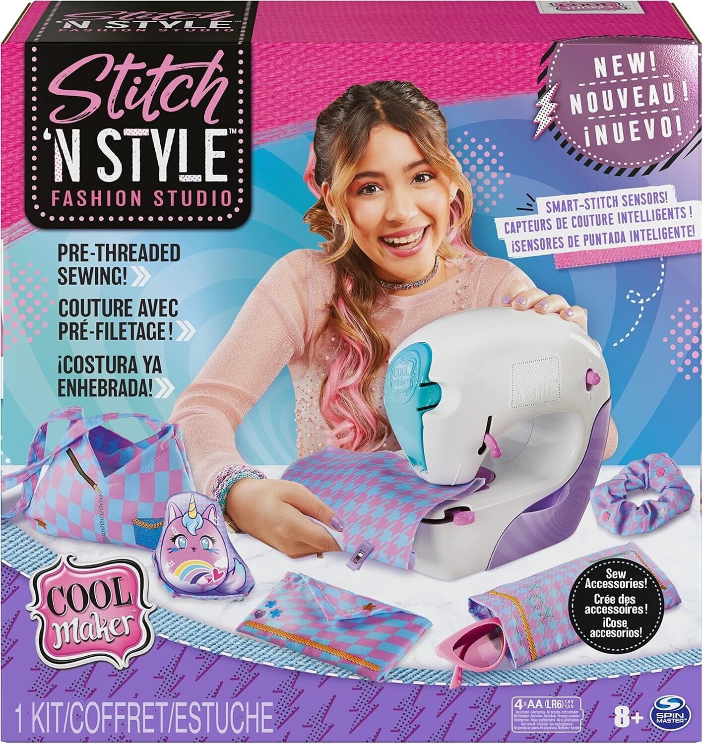 Cool Maker Stitch N Style Fashion Studio Sewing Machine New Toy Play Gift