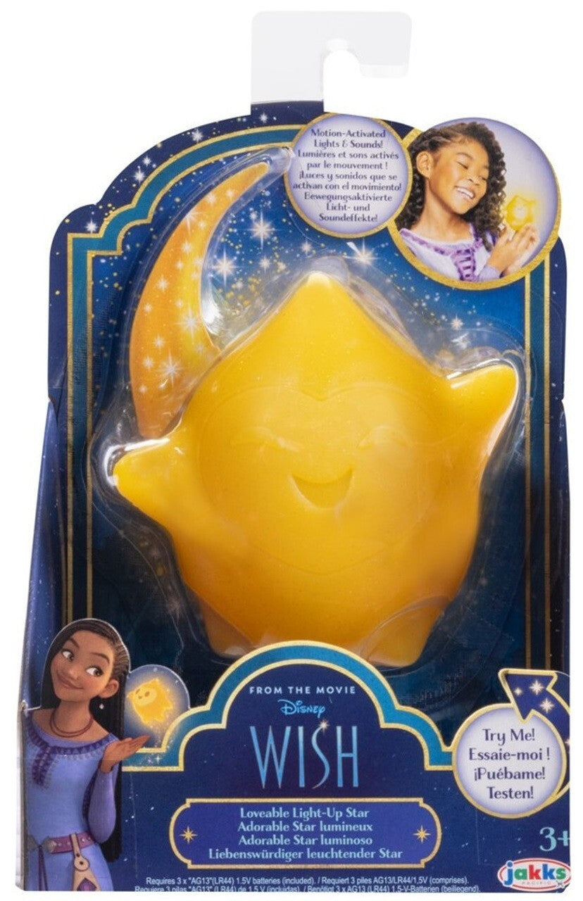 Disney Wish - Wishing Star with Light and Sound Soft Squishy Body Sparkle