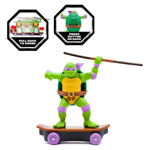 Teenage Mutant Ninja Turtles Donatello Sewer Shredders Skate New Toy