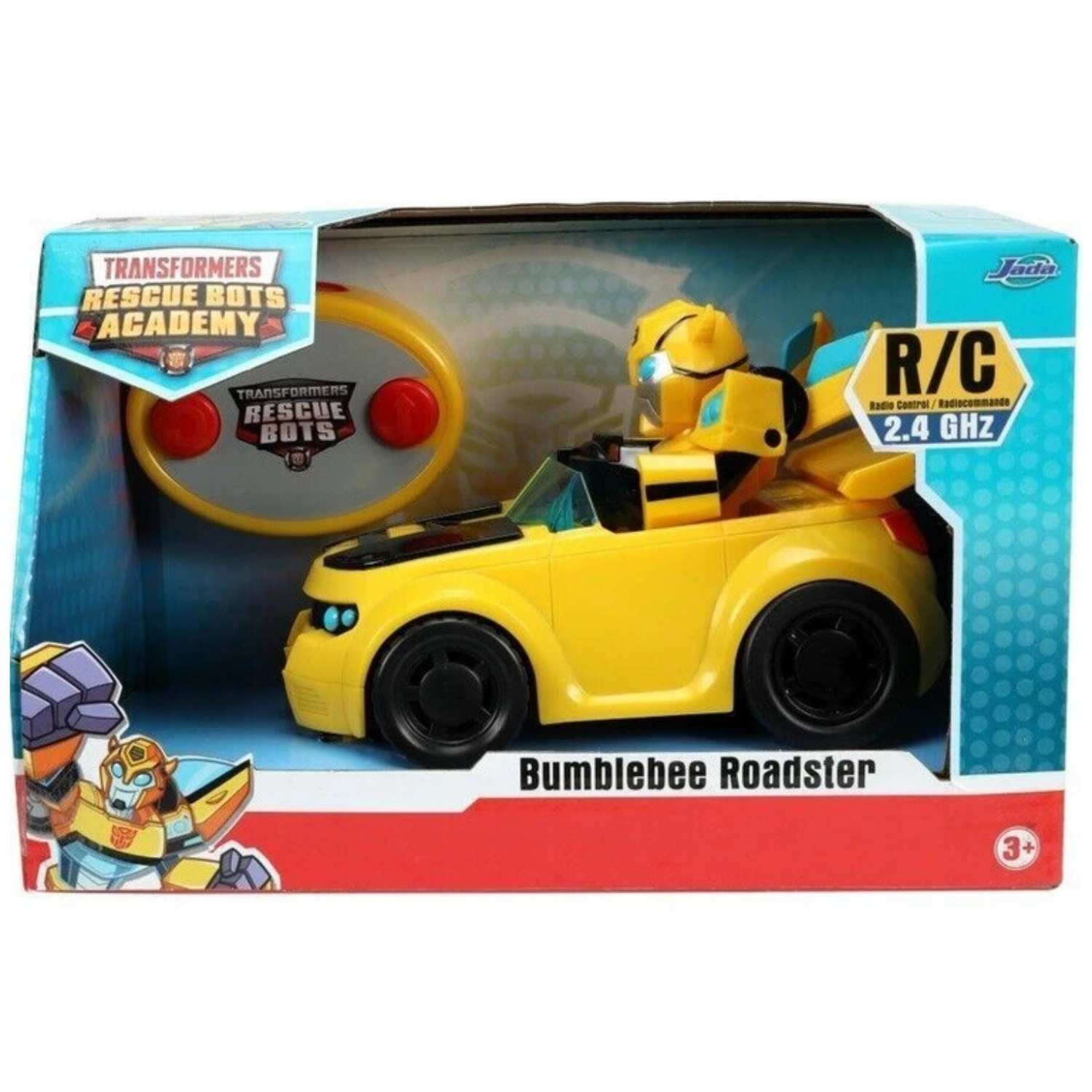 Transformers Rescue Bots Academy Bumblebee Roadster Remote Control Car RC Race