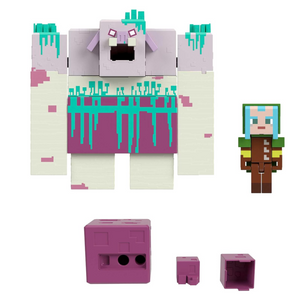 Minecraft Legends Devourer Figure with Slime Attack & Ranger 3.25 Inch Toy