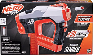 Nerf Pro Sender Half-Length Semi Automatic Blaster 30 Nerf Pro Darts Eyewear