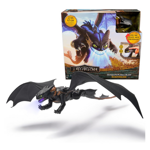 Dreamworks Dragons Ultimate Toothless Figure With Lights Sounds Wing Action 4+