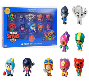 Brawl Stars 12 Pack Deluxe Included gold and silver character Video Game