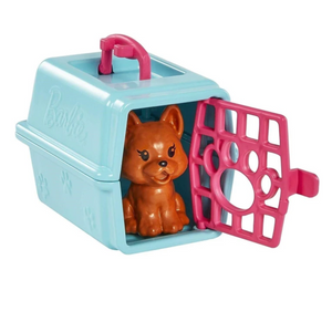 Barbie Chelsea Doll and Accessories Pet Vet Playset Doll 4 Animals 18 Pieces Fun