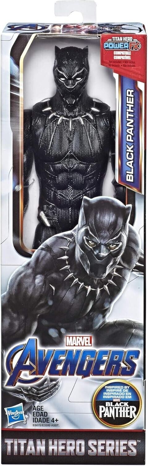 Avengers Marvel Endgame Titan Hero Series Black Panther 12" Action Figure