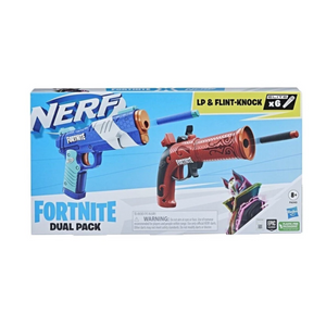 Nerf Fortnite Dual Pack includes 2 Fortnite Blasters 6 Nerf Elite Darts Toy Gun
