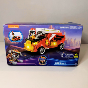 Paw Patrol-Marshall & Fire Truck-The Mighty Movie Themed Assorted Car Truck