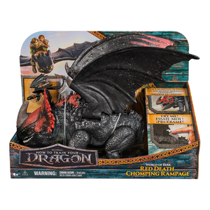 How to Train Your Dragon Red Death World of Berk Chomping Rampage