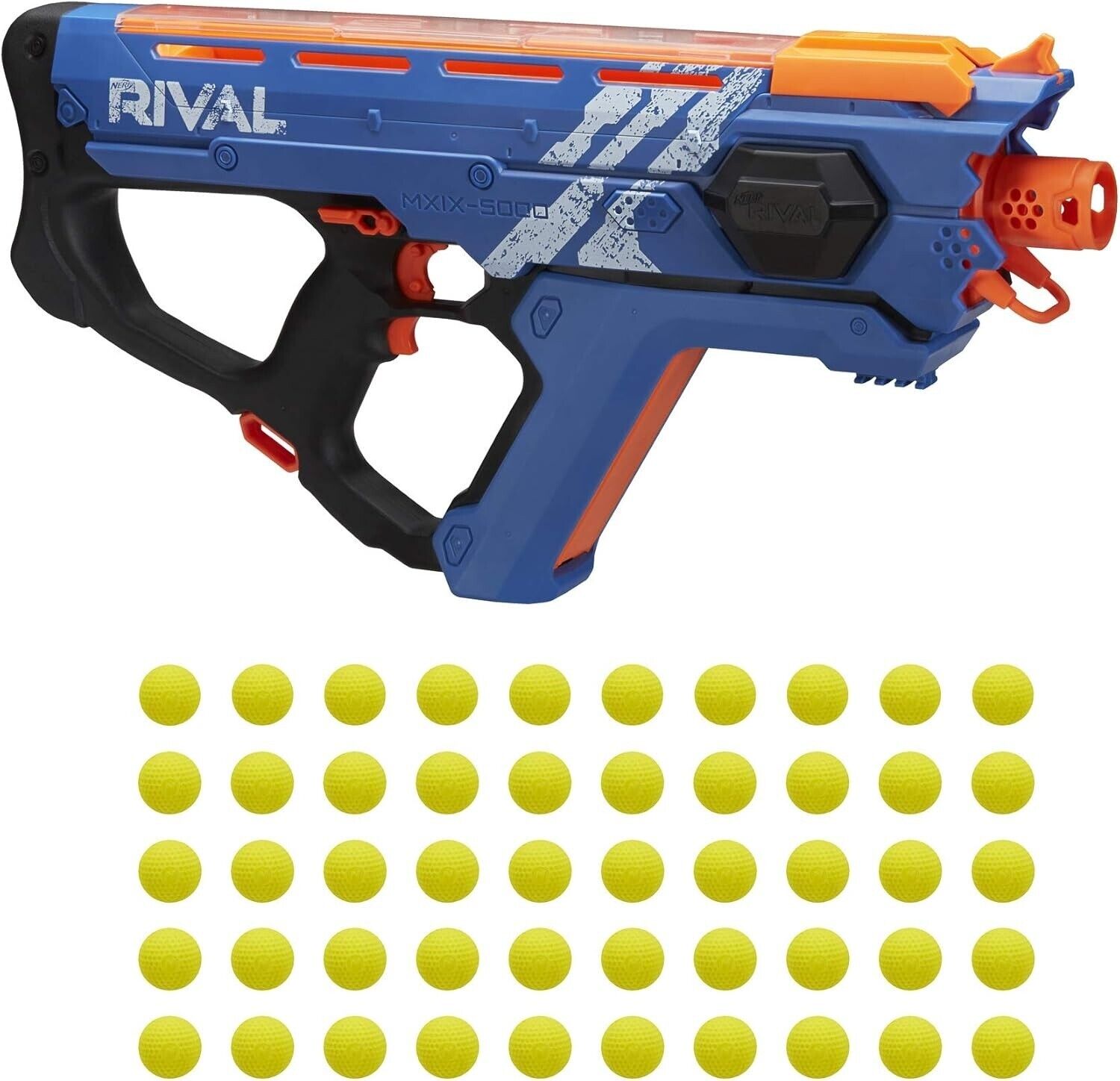 NERF Rival Perses MXIX-5000 Blue Motorized Blaster Ages 14+ New Toy Gun Fire
