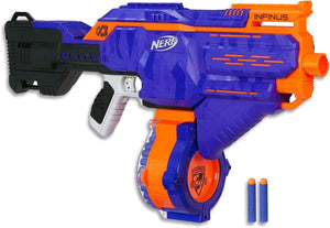 Nerf Elite Infinus Motorised Blaster with 30 Elite Darts and 30 Dart Drum Toy