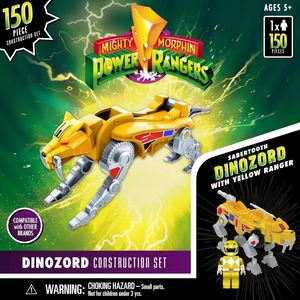 Mighty Morphin Power Ranger Toy 150 Pcs Yellow Ranger Action Set New Toy