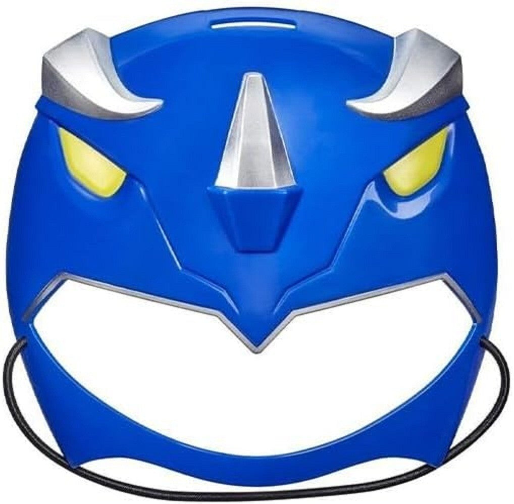 Power Rangers Mighty Morphin Base Blue Ranger Face Mask Elastic Drawstring