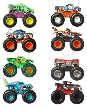 Hot Wheels Monster Trucks Set of 8 die-cast Toy Vehicles 1:64 Scale Race Play