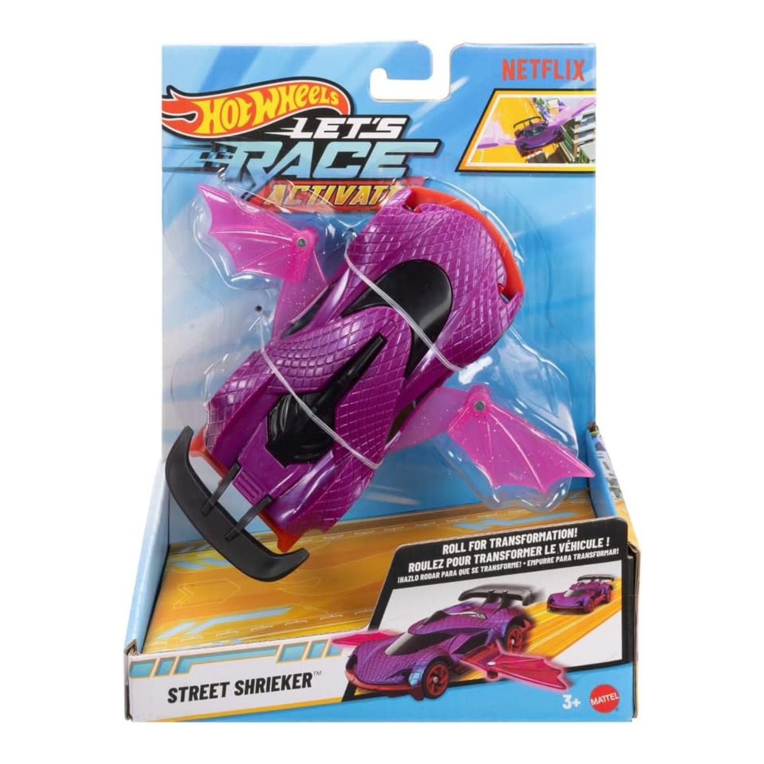 Hot Wheels Let's Race Activate Street Shrieker Vehicle New Toy