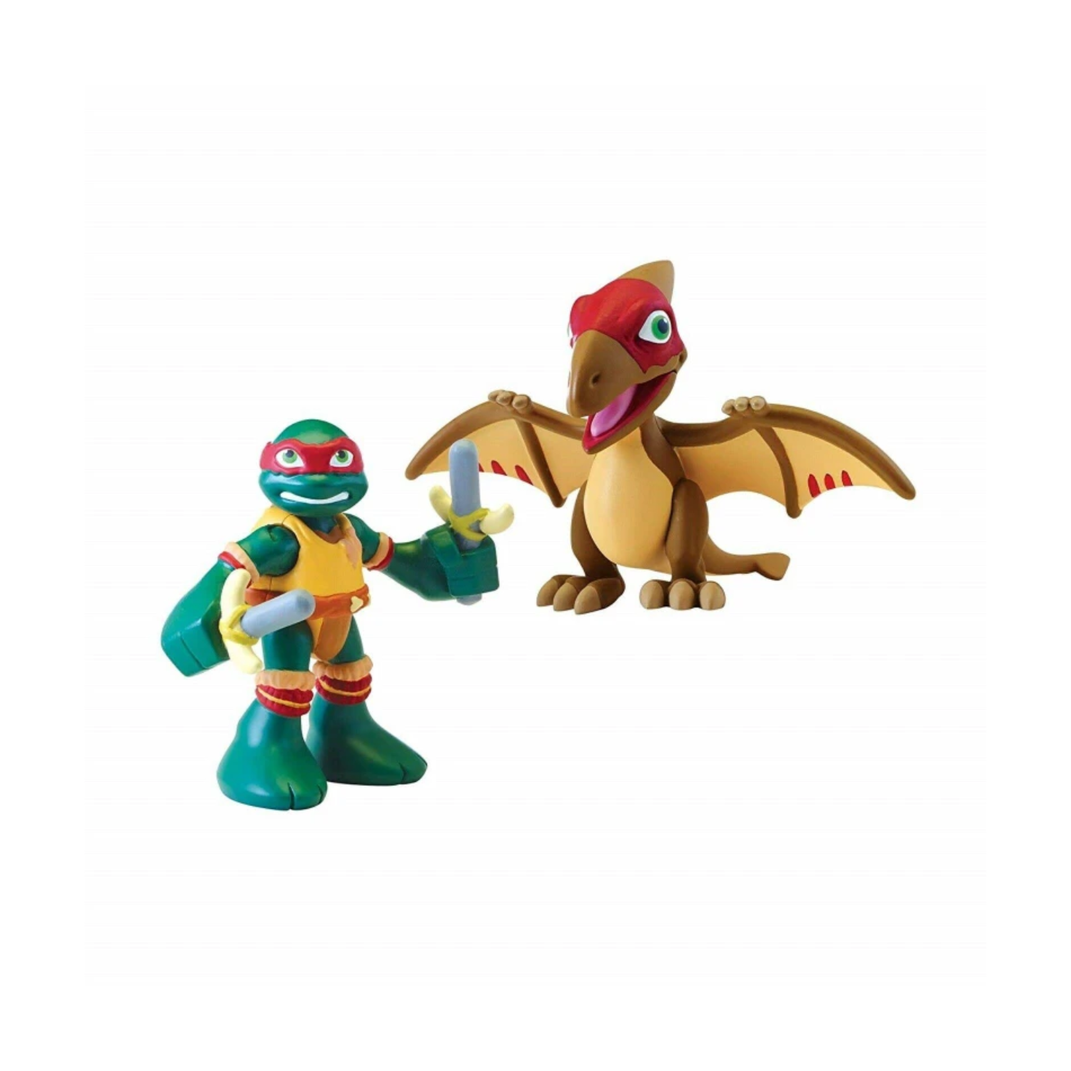 Teenage Mutant-Raphael with Pteranodon Ninja Turtles Pre Cool Half Shell Heroes