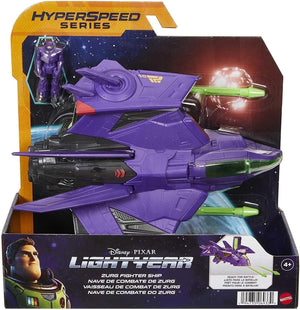 Disney Hyperspeed Series Zurg Fighter Ship Toy Story Plane Play