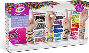 Crayola Creations DIY Bracelets Craft Set Children Chains Beads Storage Box
