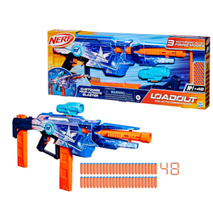 Nerf Loadout Galactic Commander Motorized Blaster 3 Modes Attachments Darts Play