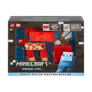 Minecraft Diamond Level Sheep Action Figure New Toy With Accessories